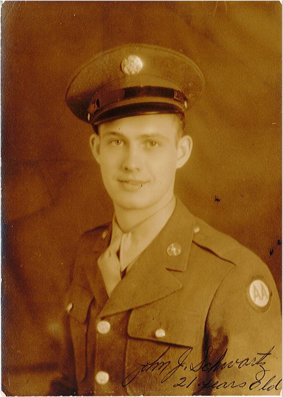 John Jacob Schwartz, US Army - Corporal (1943-1945 WWII)